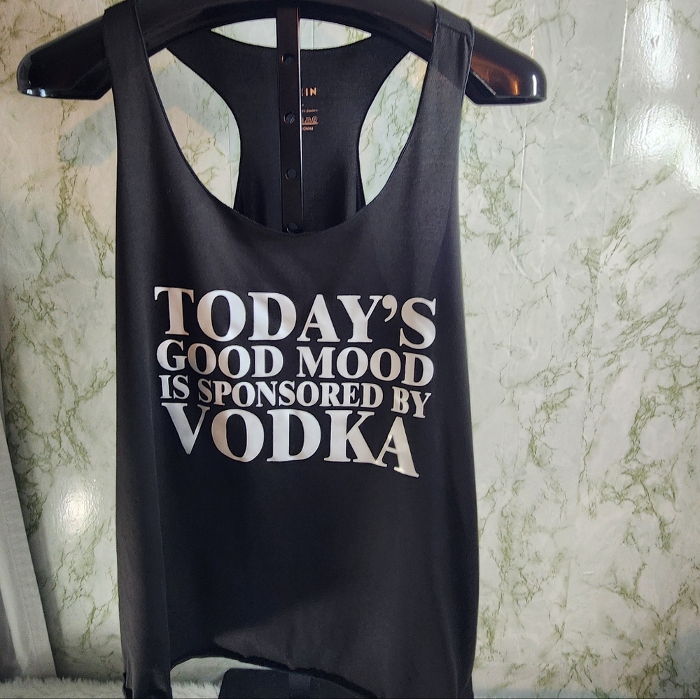 SHEIN Vodka Racer Back Tank
